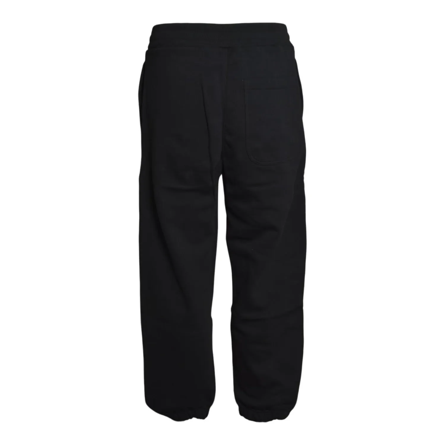 MSGM 2000MP500200001 pantalone tuta cotone nero