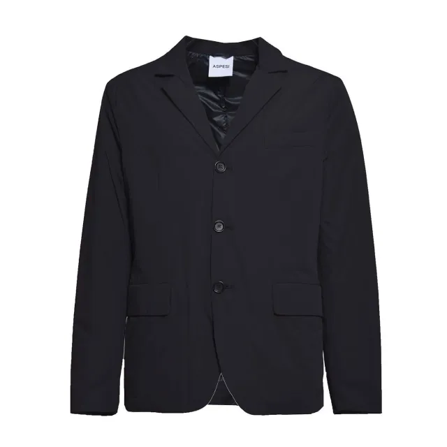 Aspesi Paper 3I03L589 giacca nylon stretch blu navy M