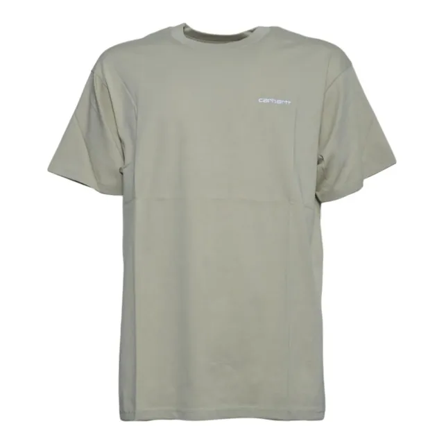 Carhartt Wip I030435 t-shirt cotone beige script XS-XL