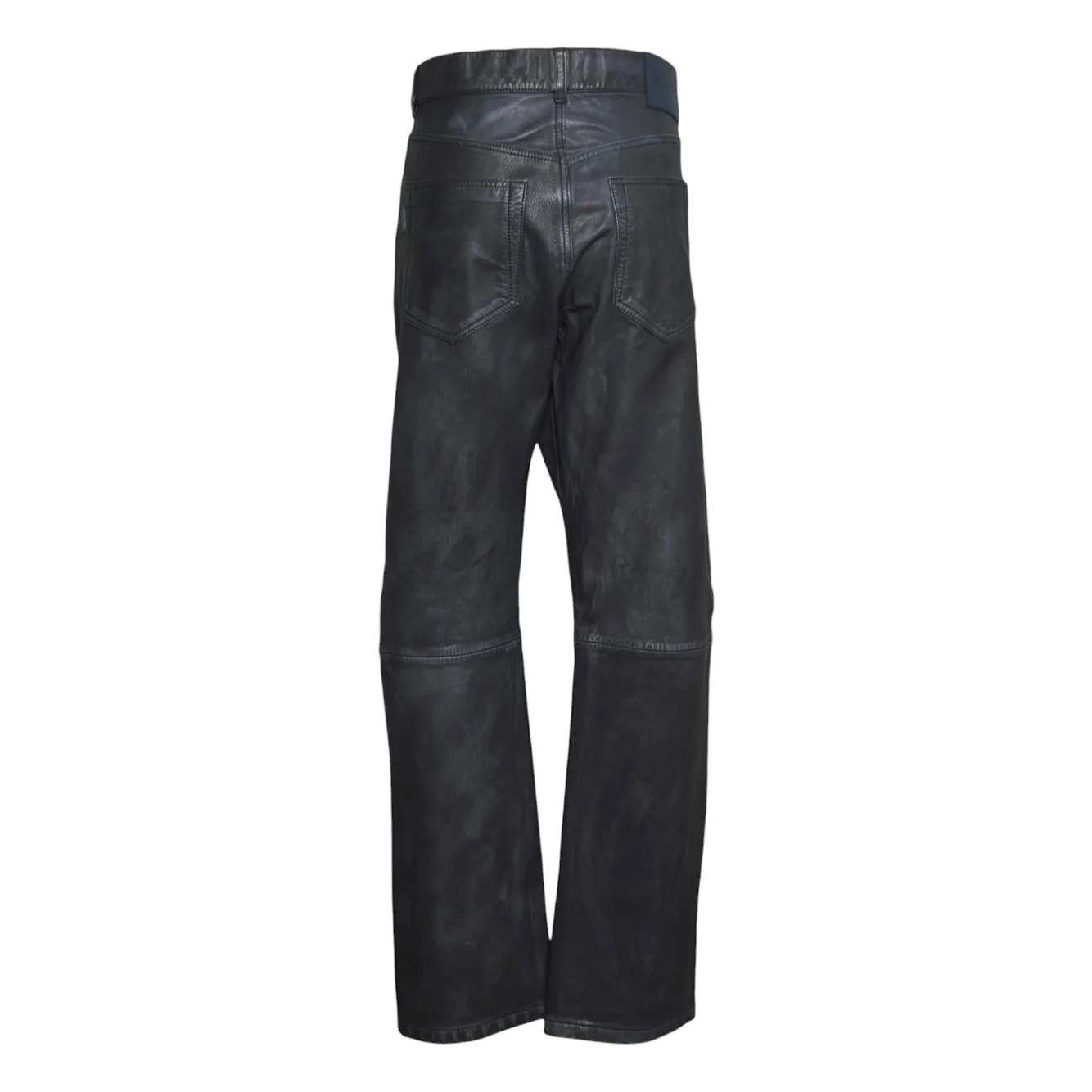 Haikure Blake HEM03249PL009 pantalone pelle nero