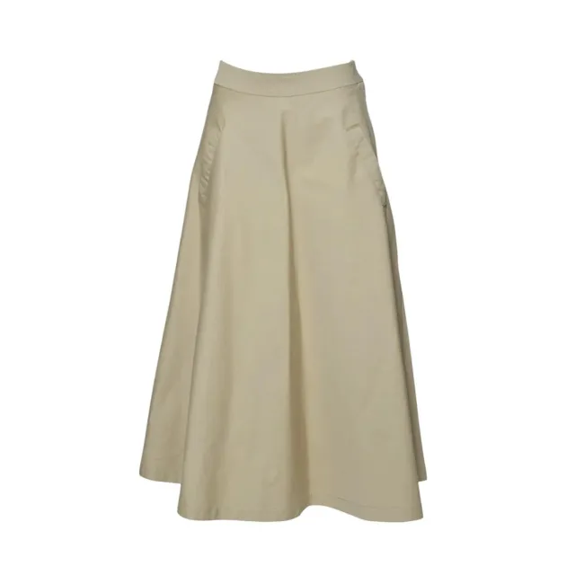 Room52 Audrey G44TRF08 gonna midi cotone beige