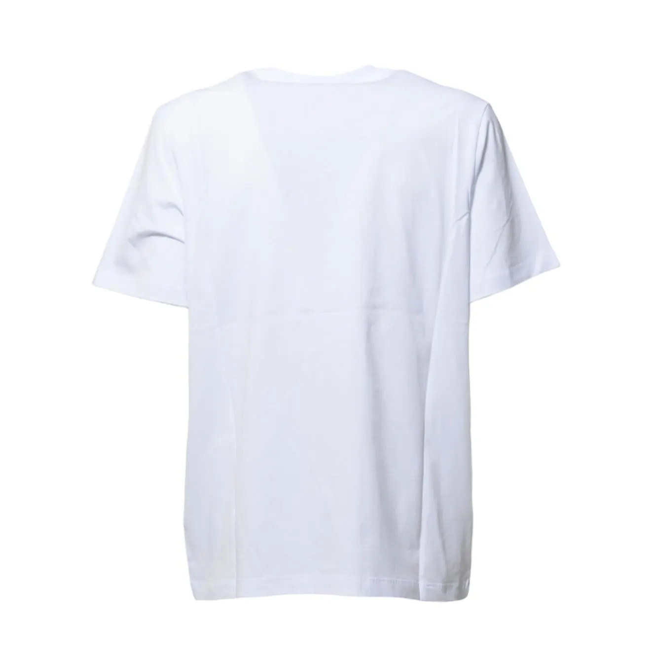 MSGM 2000MM500200002 T-shirt Bianca Cotone Mini Logo M
