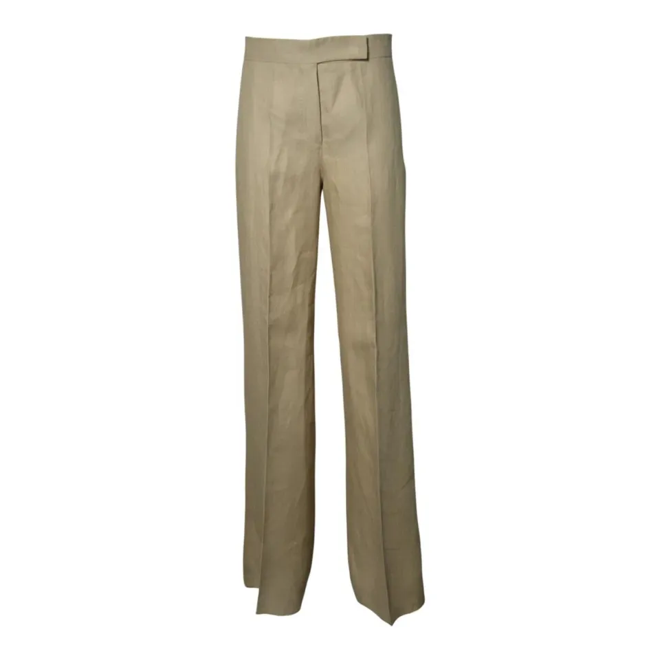 Max Mara Big Sfilata 2611131243600 pantalone donna lino beige