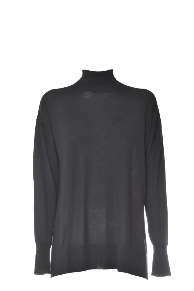 S Max Mara Libia 93660819600 Dolcevita Nero Cachemire XS