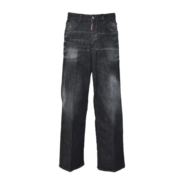 Dsquared2 S74LB1717S30357 loose jeans neri uomo
