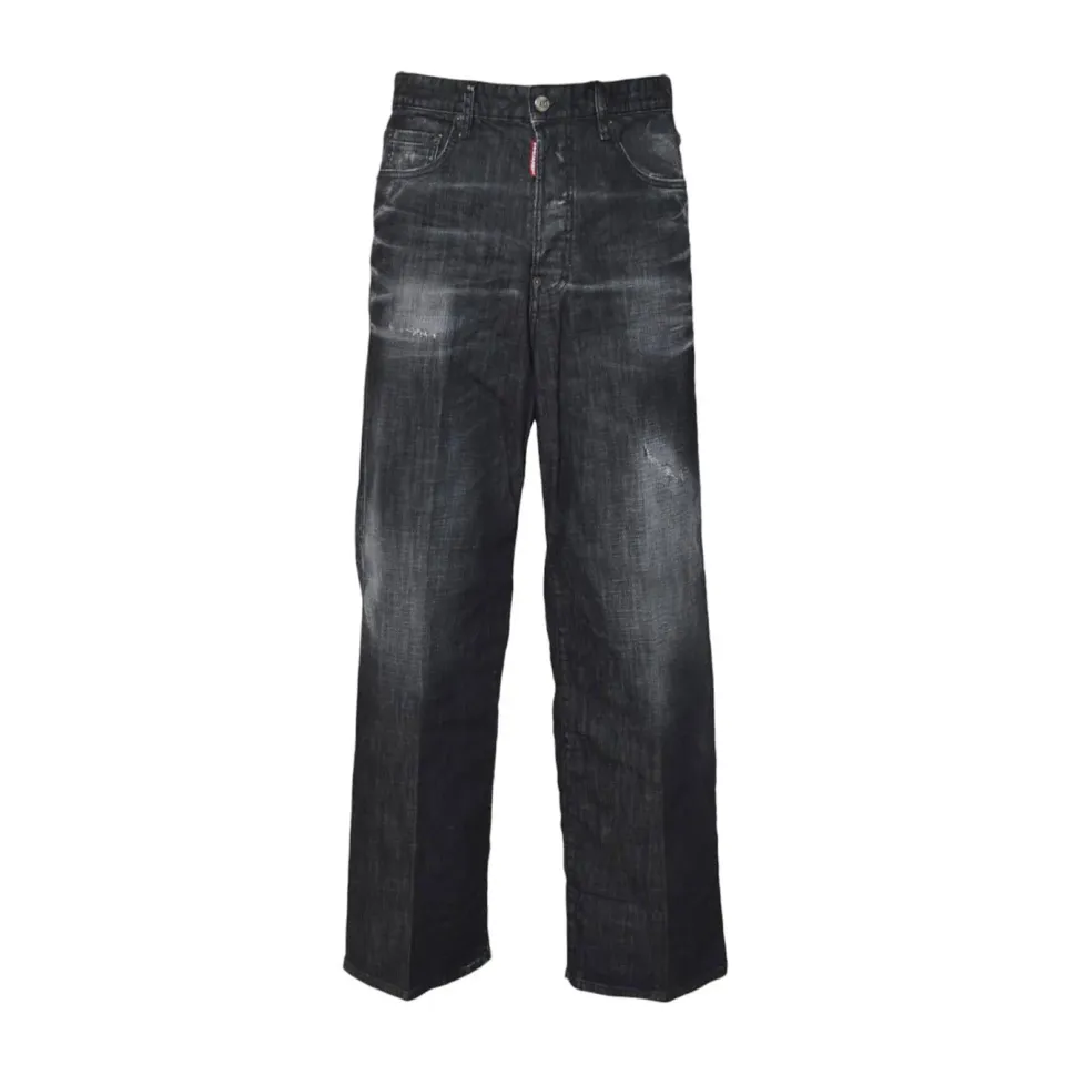 Dsquared2 S74LB1717S30357 loose jeans neri uomo