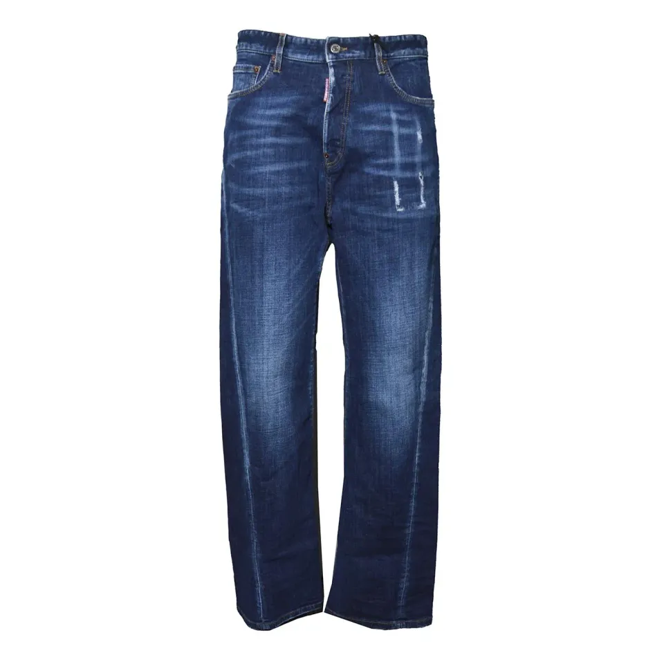 Dsquared2 S74LB1916S30664 loose twisted jean uomo denim