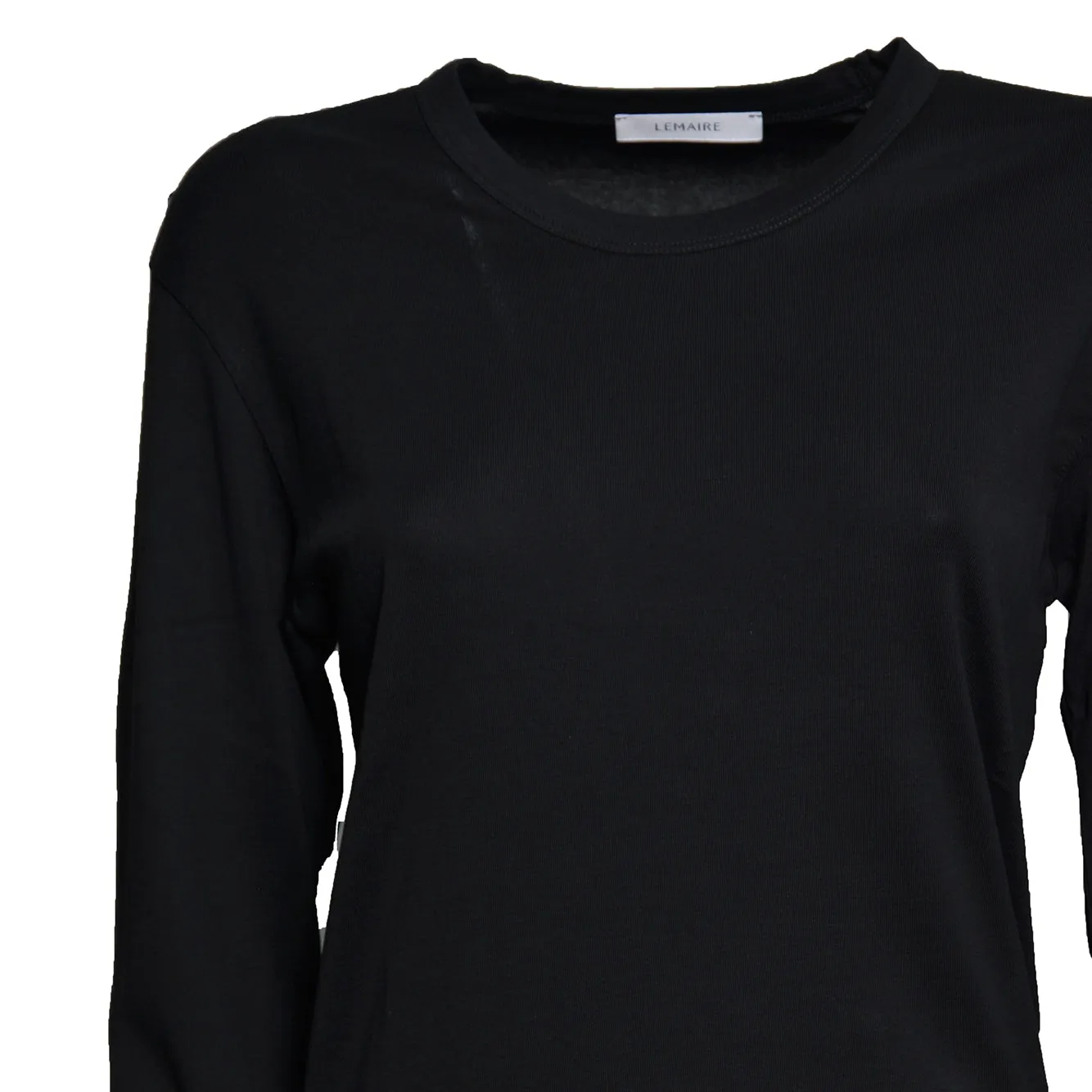 Lemaire TS0003LJ1016 maglia a coste nera