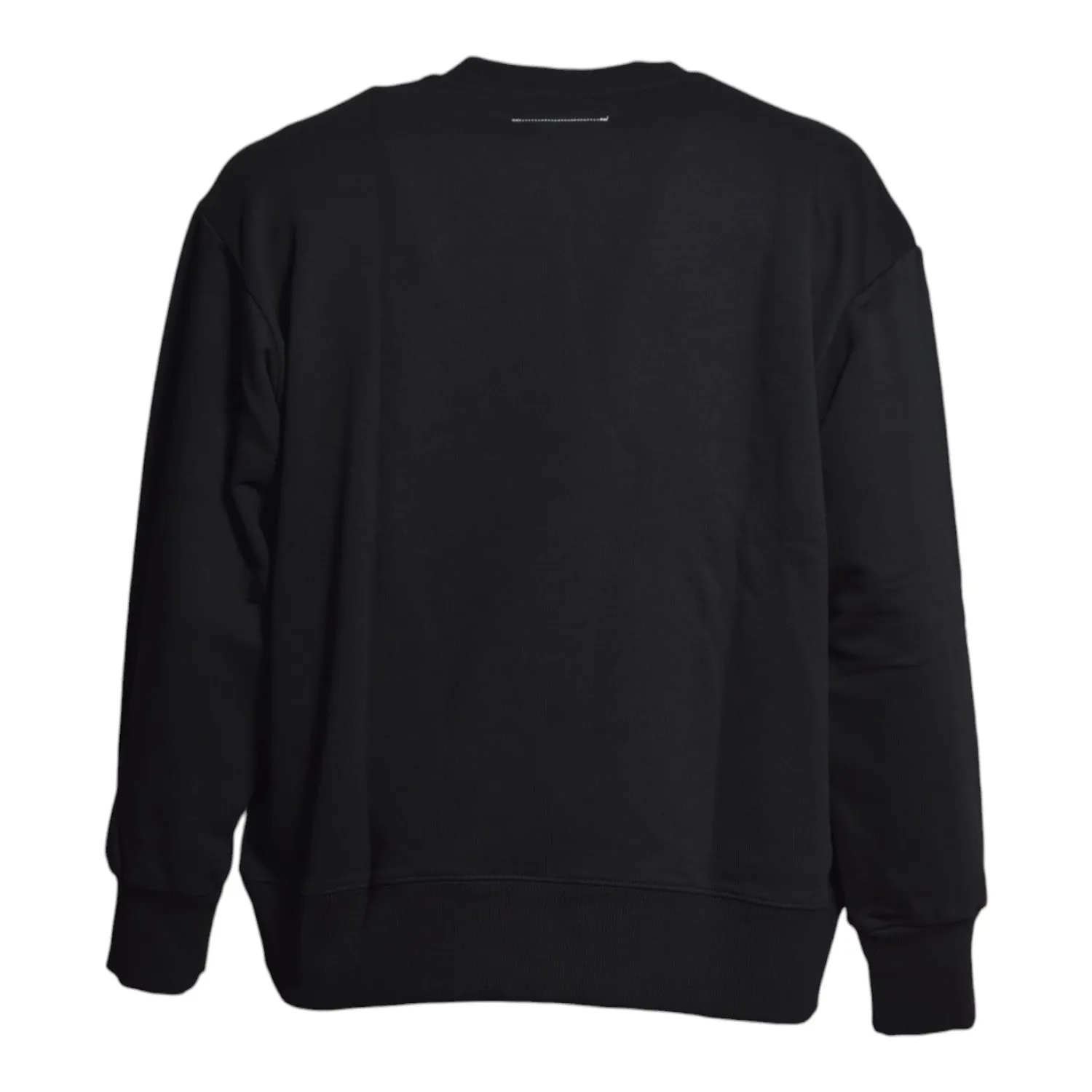 MM6 Maison Margiela M61116MM02X felpa nera cotone