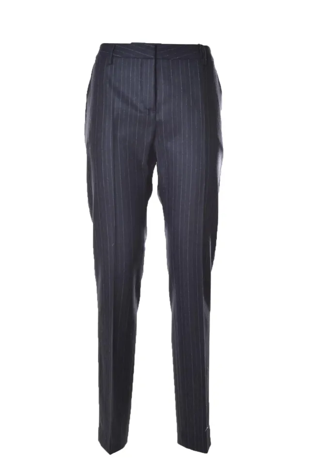 Tonello P53205074R pantalone blu lana cachemire