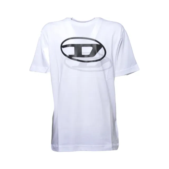 Diesel Junior Tvale J0260100YI9 t-shirt cotone bianco bimbo