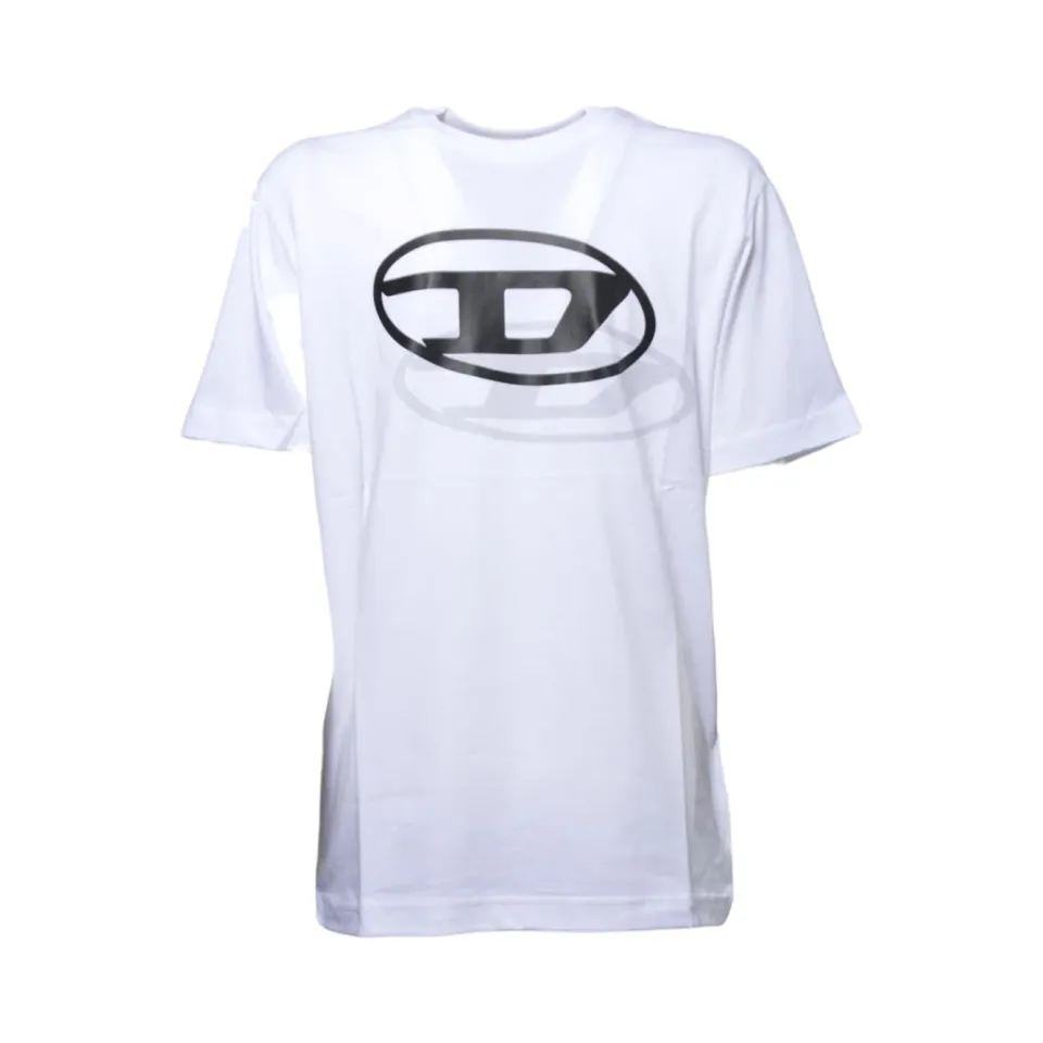 Diesel Junior Tvale J0260100YI9 t-shirt cotone bianco bimbo