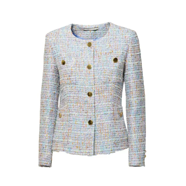Tagliatore Beverly giacca tweed cotone multicolore 42