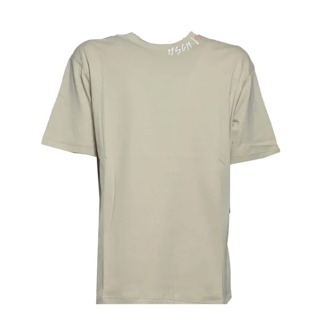 MSGM Junior S6MSJBTH240 t-shirt jersey beige