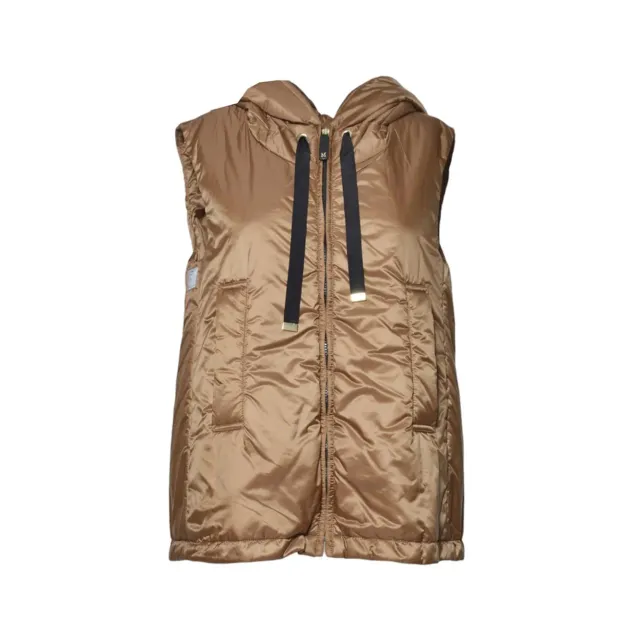 Max Mara The Cube Greengo piumino smanicato caramello