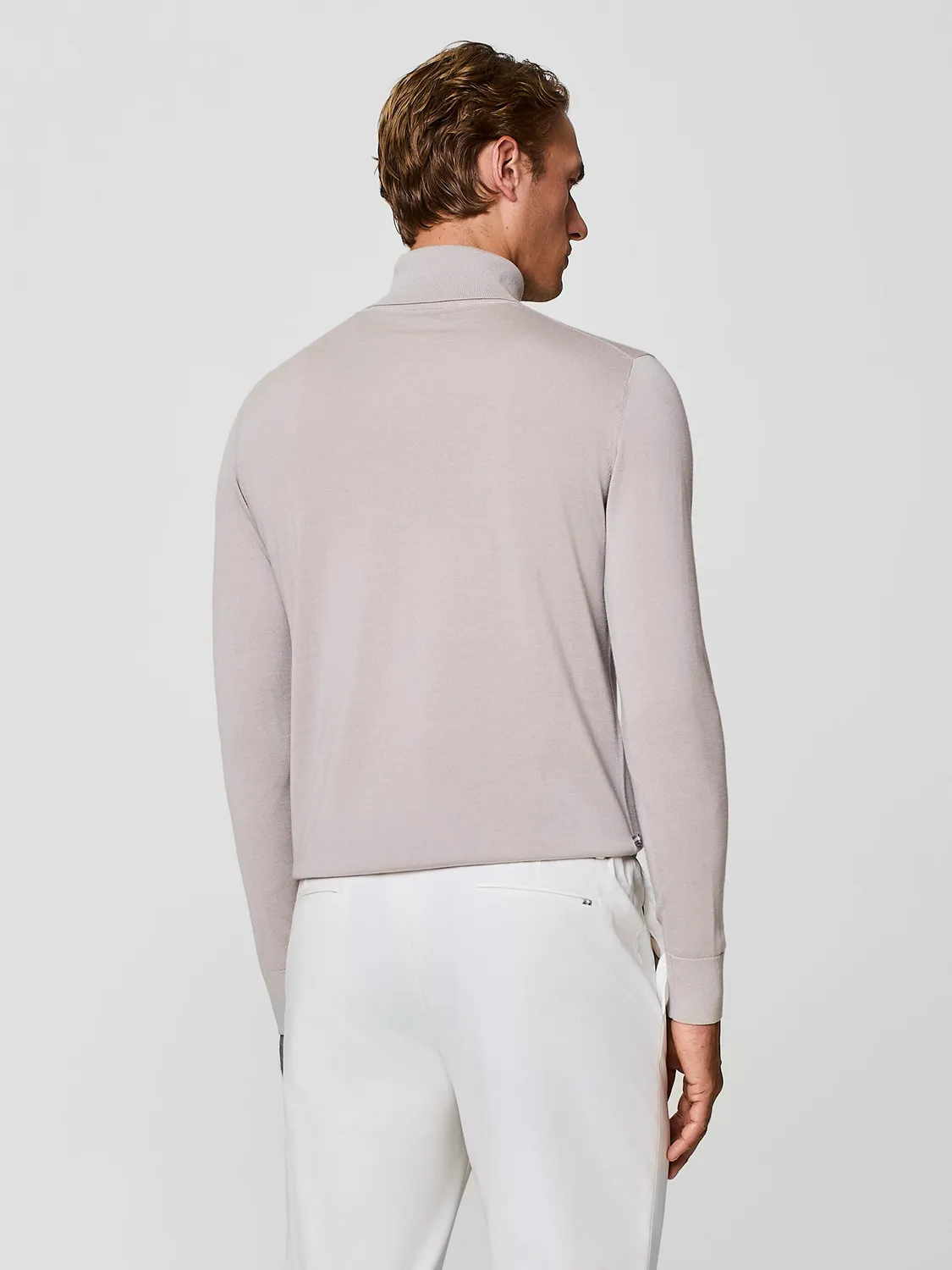 Paul Taylor dolcevita seta cashmere burro ultralight
