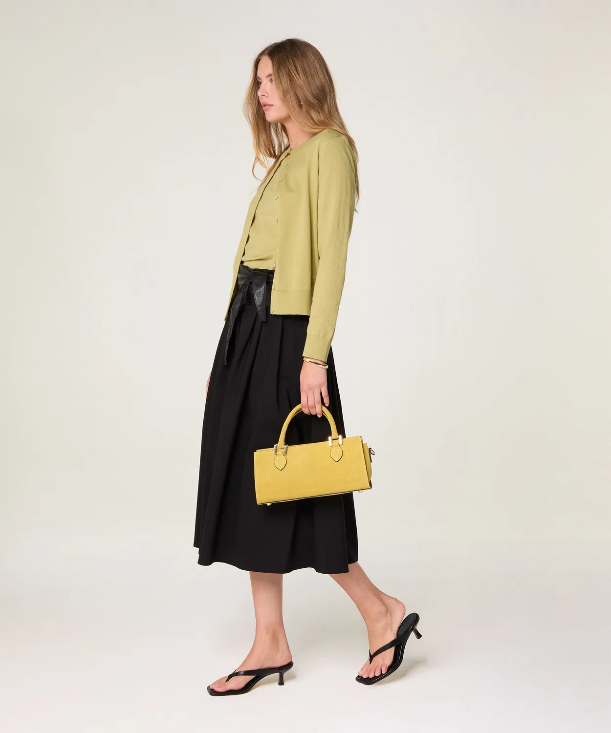 Rodier Twin-Set Cotone Verde Pistacchio Maglia Fine