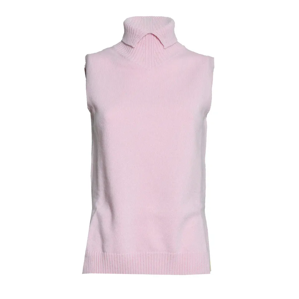 Jil Sander J02FB0141J14870 gilet rosa donna