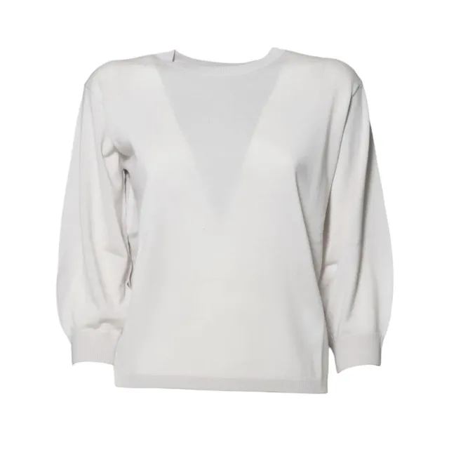 S Max Mara Amico 2529366041600 cardigan panna lana