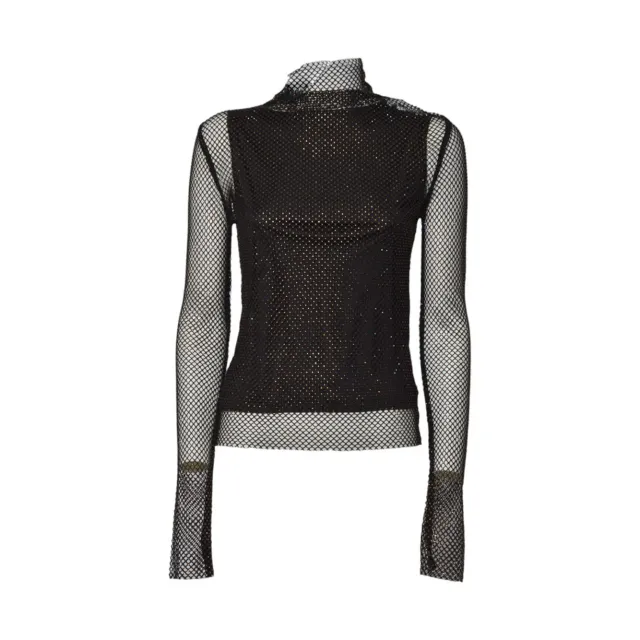 Sportmax Gerarda top nero con sottoveste