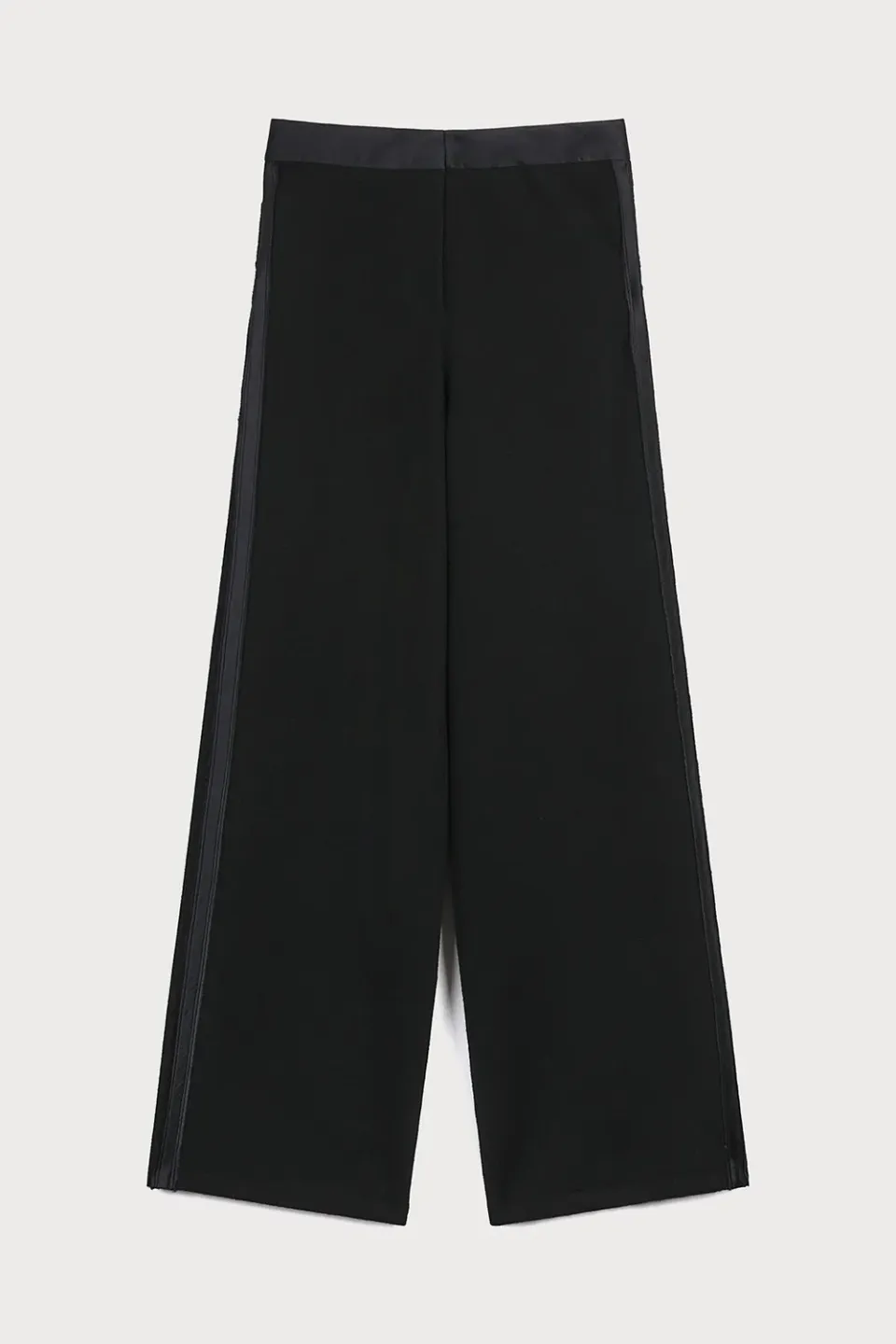 PORTS 1961 Viscose Wool pantaloni neri viscosa