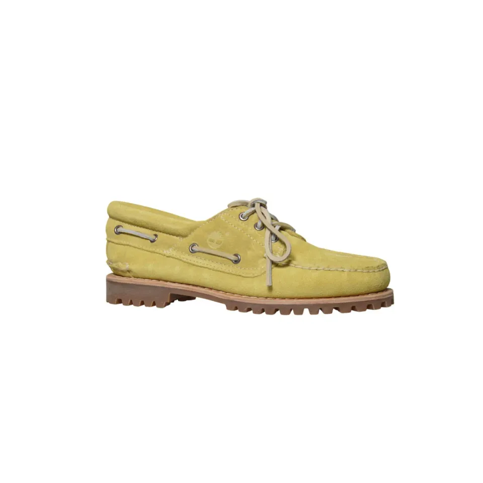 Timberland TB0A2GNVENT1 mocassini uomo gialli pelle scamosciata