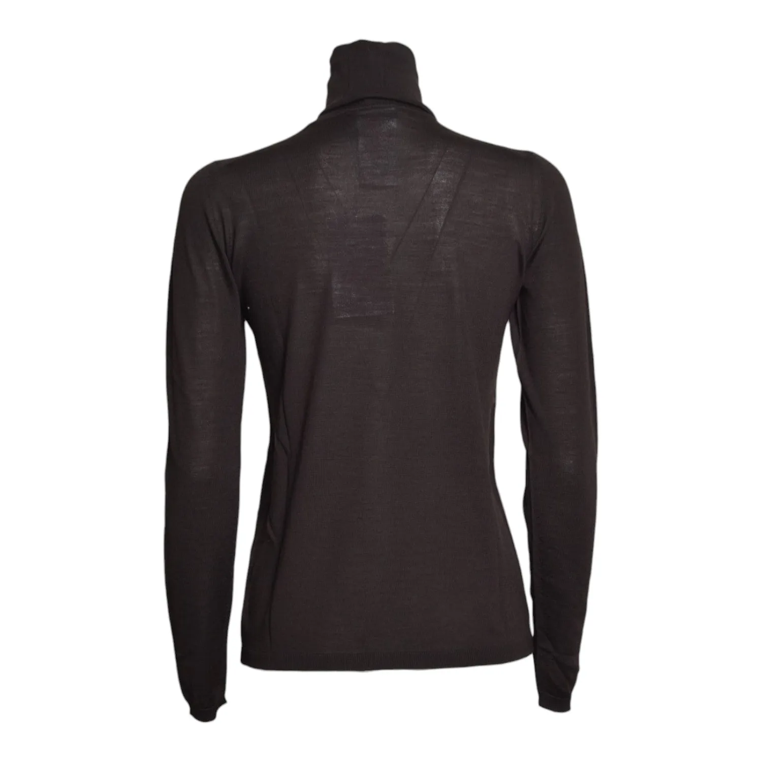 MaxMara cardigan donna marrone lana vergine