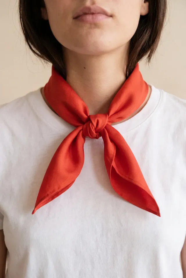 Jyoti Dupatti foulard seta cotone lava