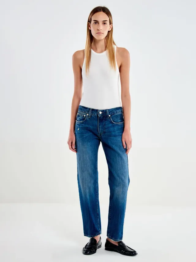 Vicolo Jeans Zeke Relaxed cropped blu taglie XS-L