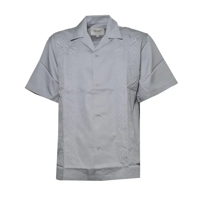 Carhartt WIP I036227 camicia uomo grigio manica corta