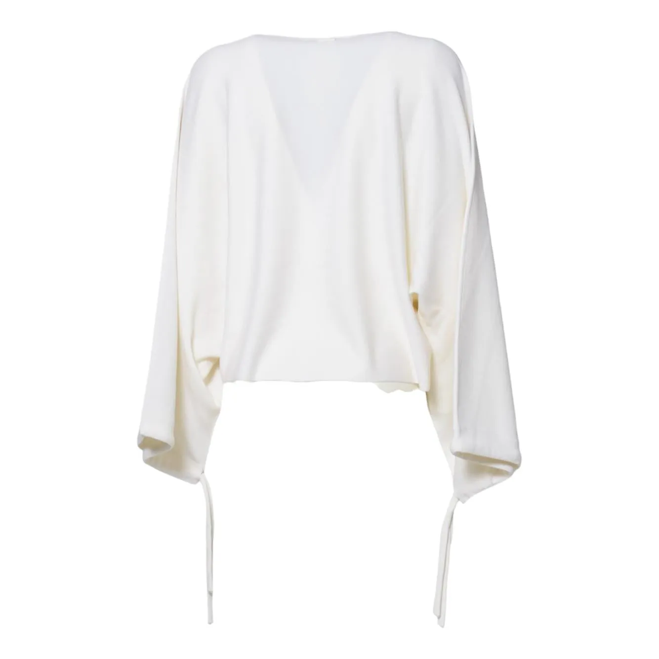 Max Mara Frais 25213661016 maglia bianca lana vergine