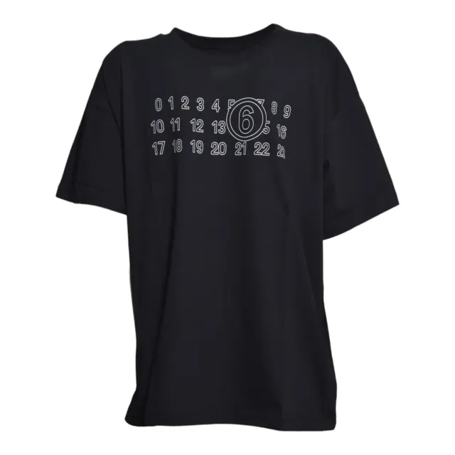MM6 Maison Margiela M61117MM02Y t-shirt cotone nero 12A