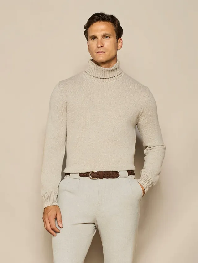 Paul Taylor dolcevita vanisé misto cashmere burro