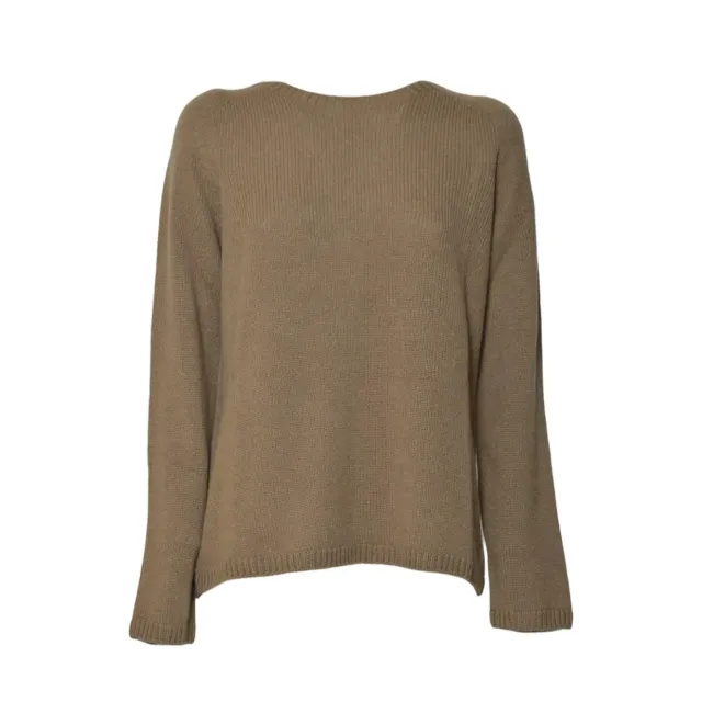 S Max Mara Georg 2529366213600 top marrone M lana cashmere