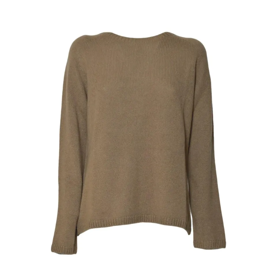 S Max Mara Georg 2529366213600 top marrone M lana cashmere