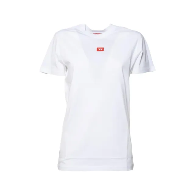 Diesel Junior J025010GRAI t-shirt bianco ragazzo cotone