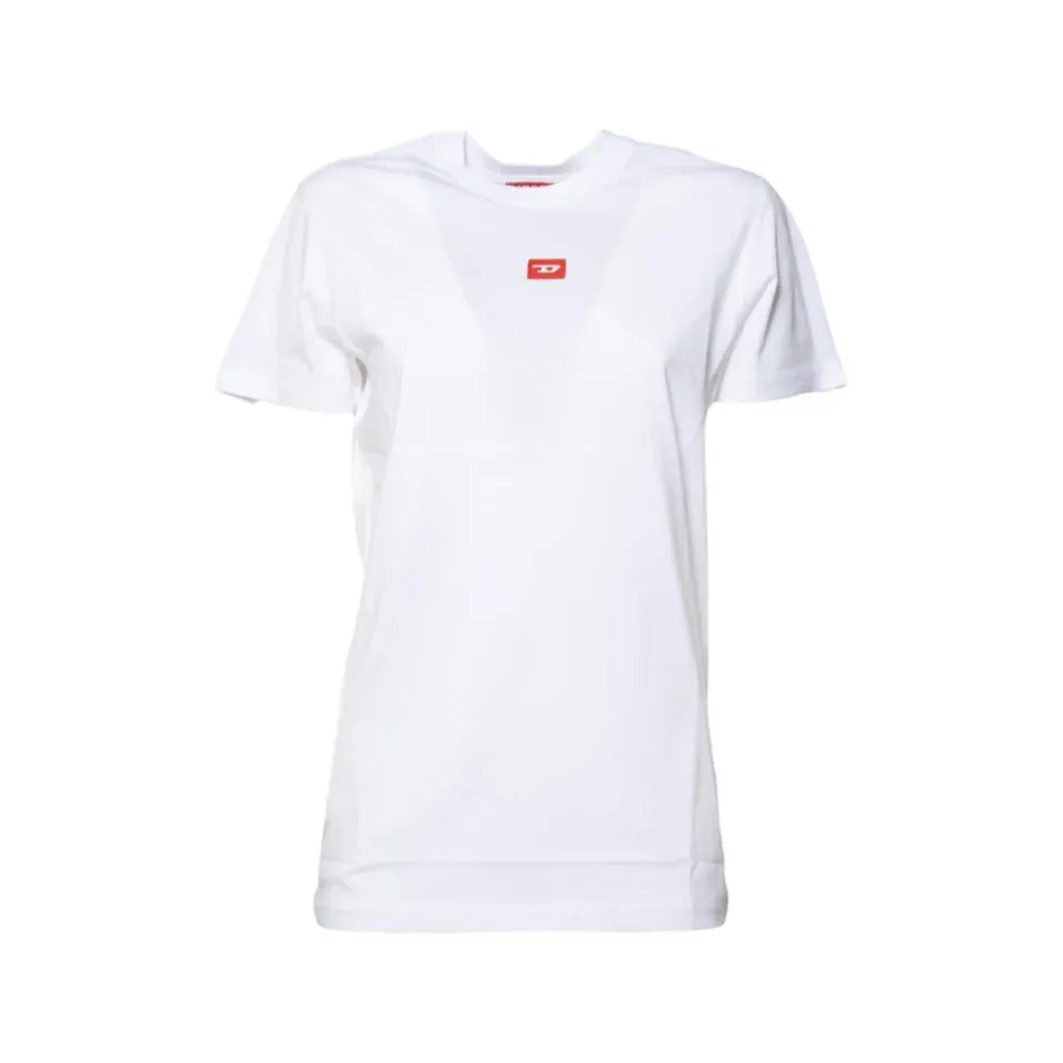 Diesel Junior J025010GRAI t-shirt bianco ragazzo cotone