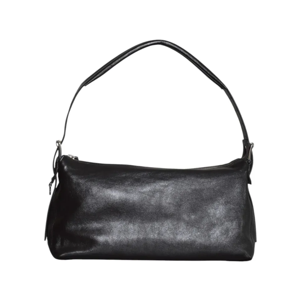 Lemaire BG0167LL0108 baguette borsa a spalla marrone pelle