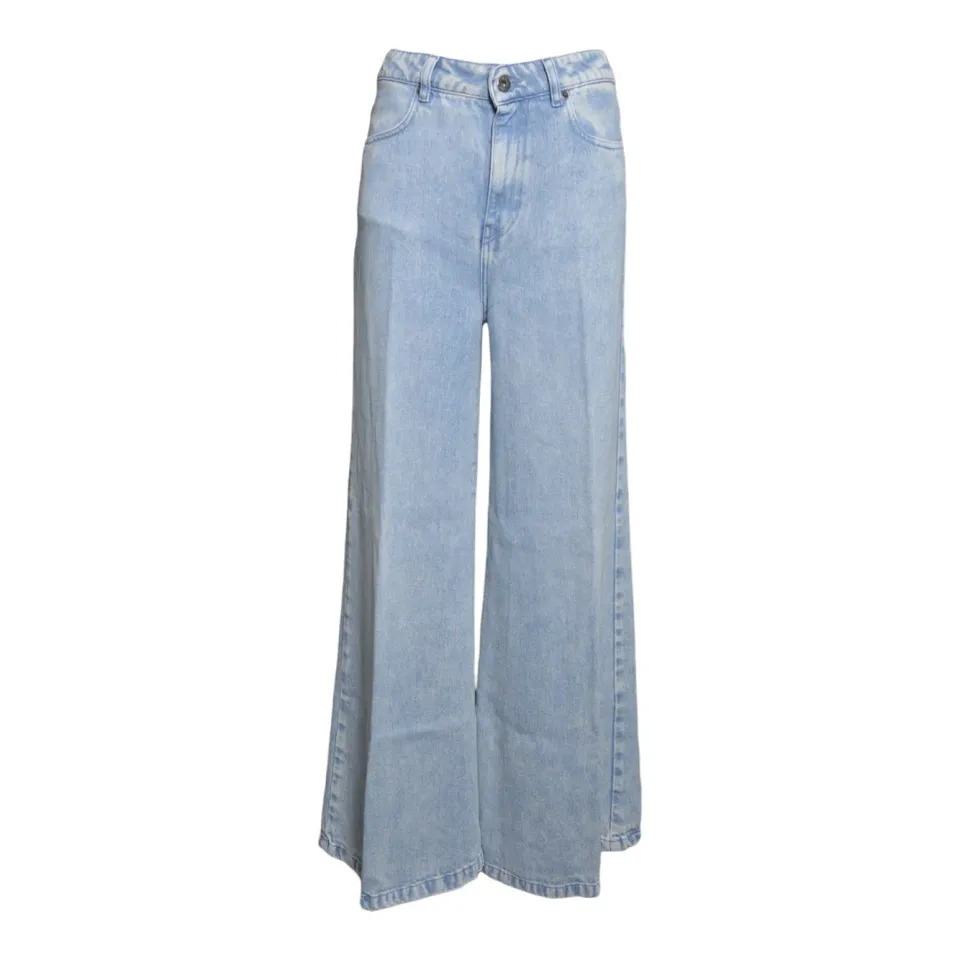 Solotre M1AB0168 Jeans donna denim blu classico