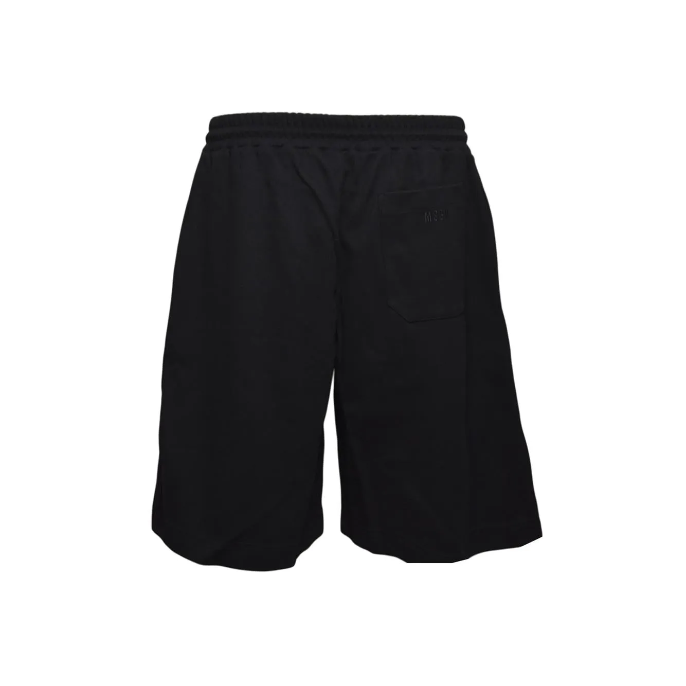 MSGM 4040MB74N267126 bermuda nero cotone donna