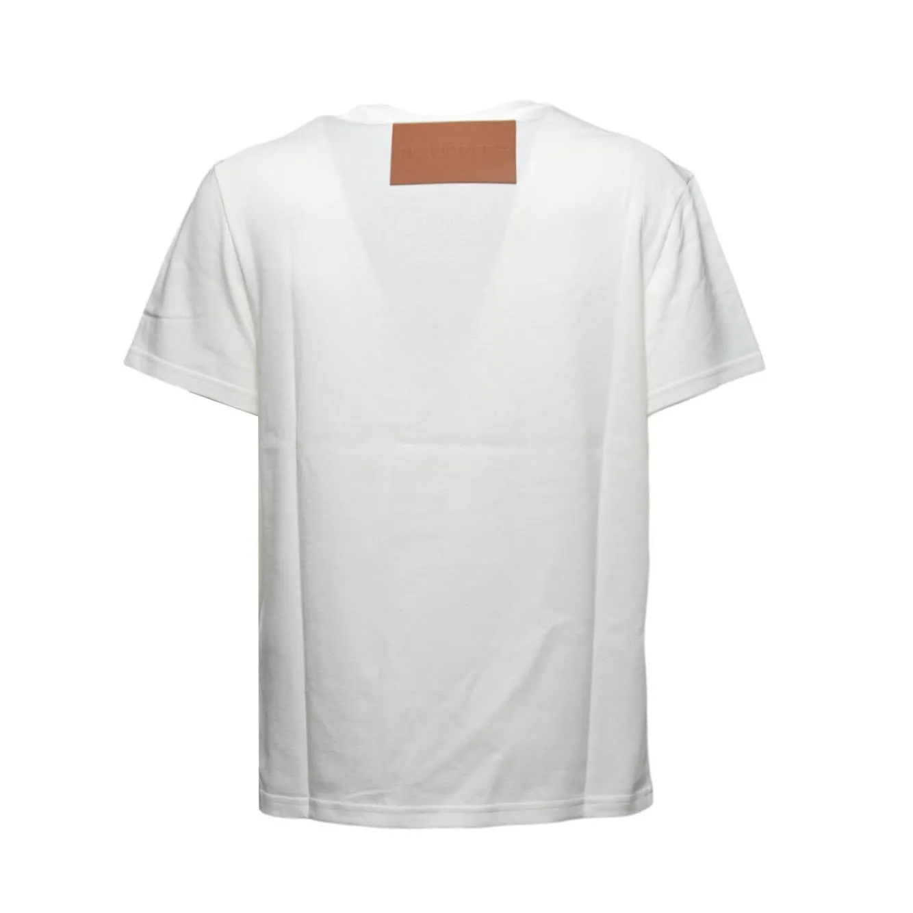 Jil Sander J47GC0153J20103 t-shirt donna panna in cotone