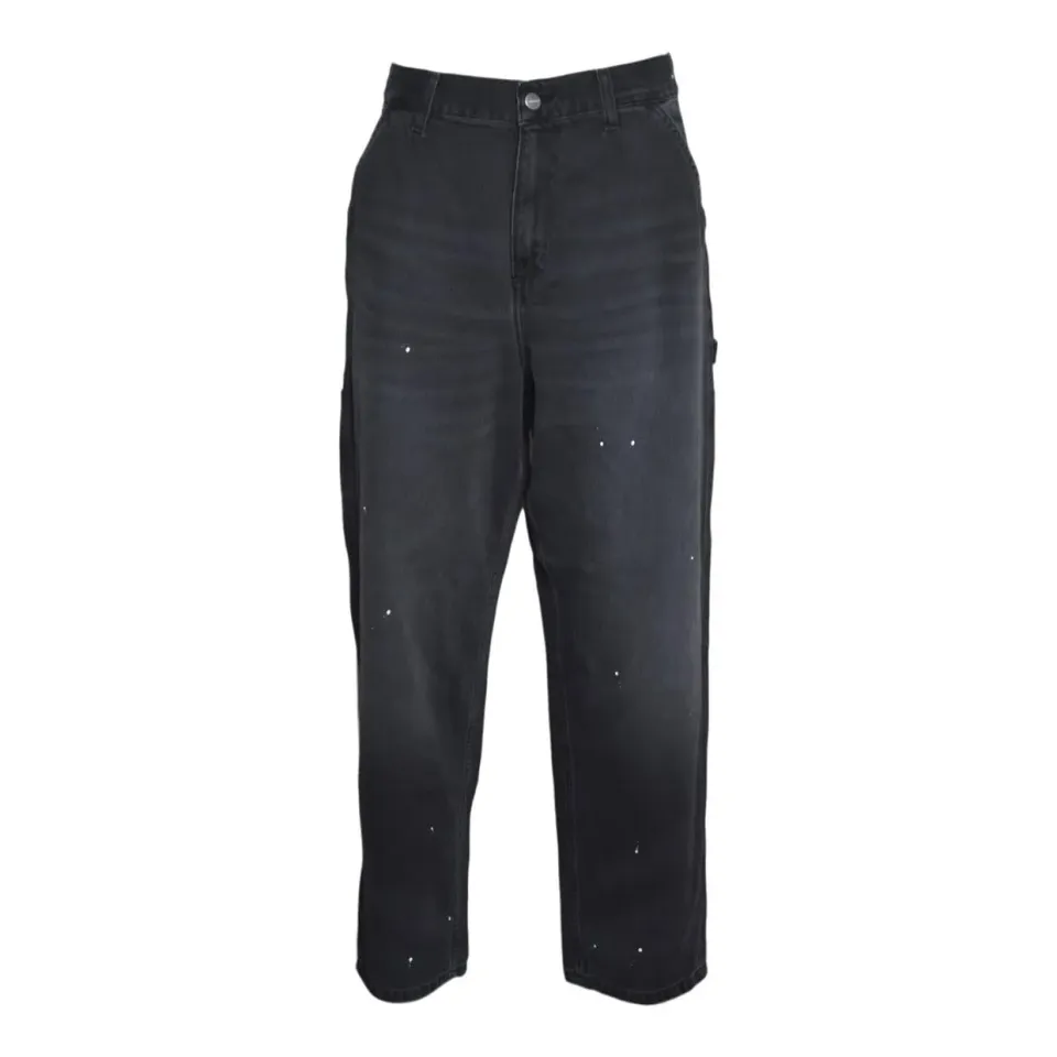 Carhartt Wip I037024 OG Single Knee jeans donna nero lavato