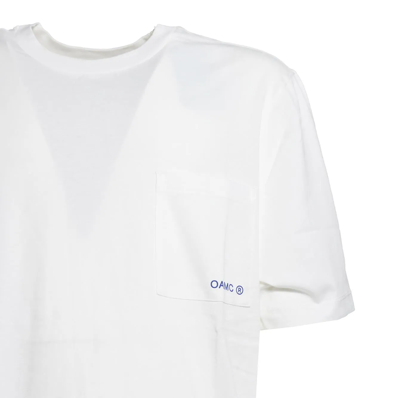 OAMC PCM3OT03DJE001 t-shirt tasca bianca XS