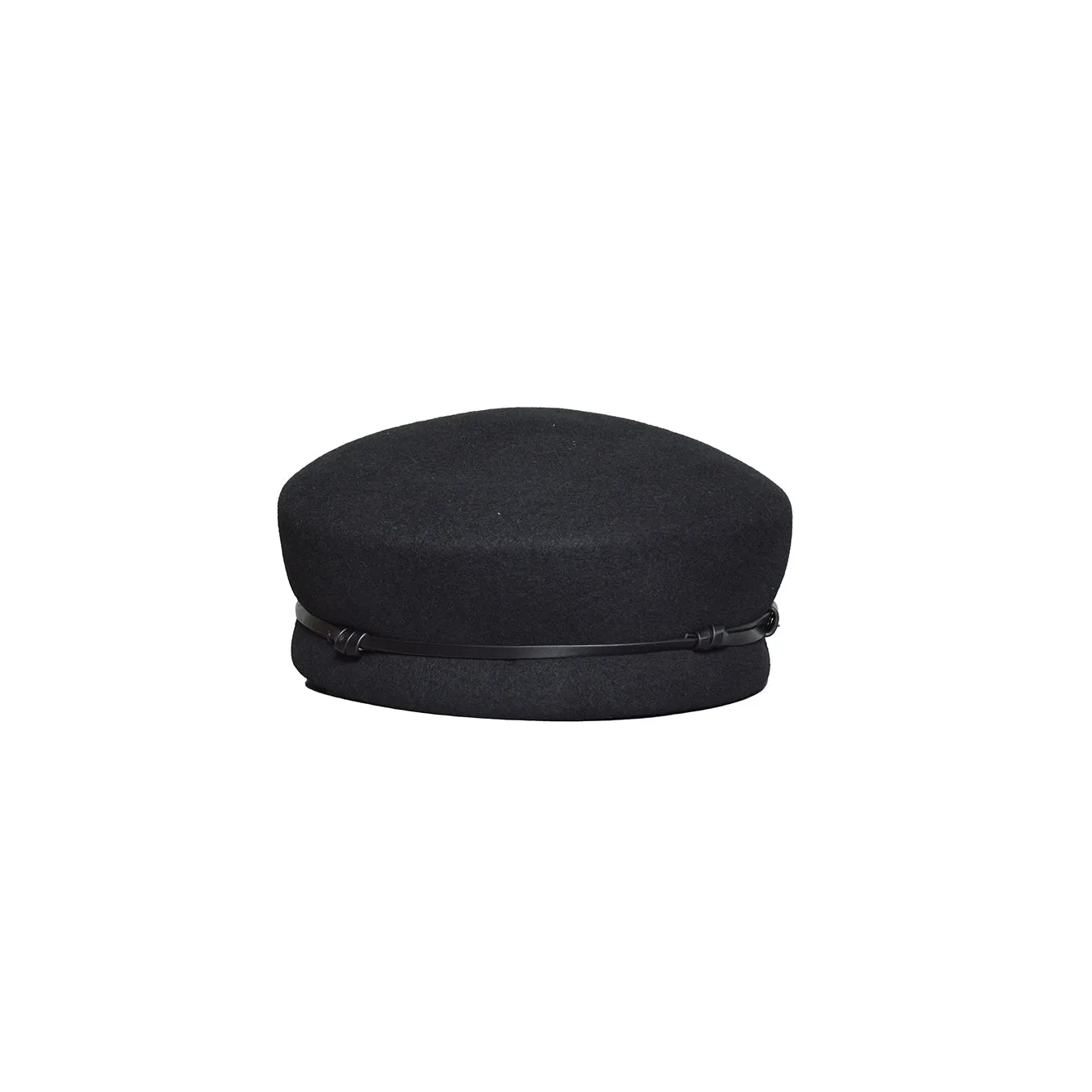 MaxMara Weekend Opossum cappello nero lana 57 58