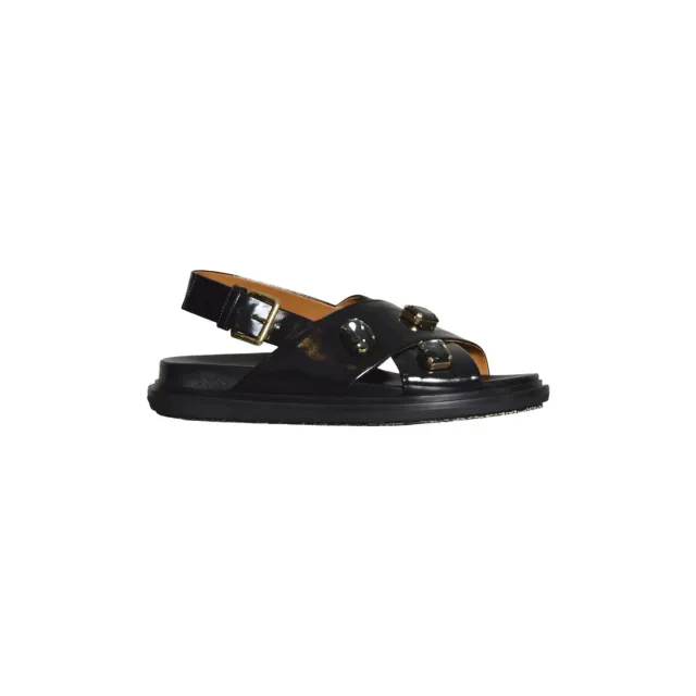 Marni Fussbett FBMS018501P7710 sandali pelle nero
