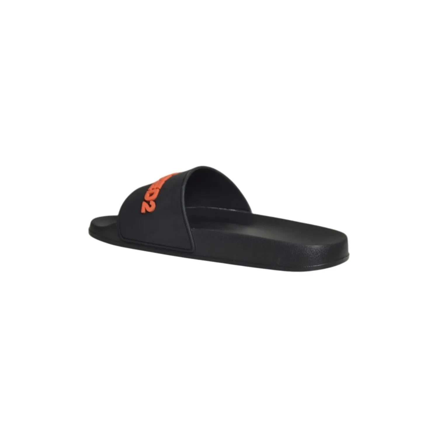 Dsquared2 FSM008517208869 slide ciabatte nero arancione gomma