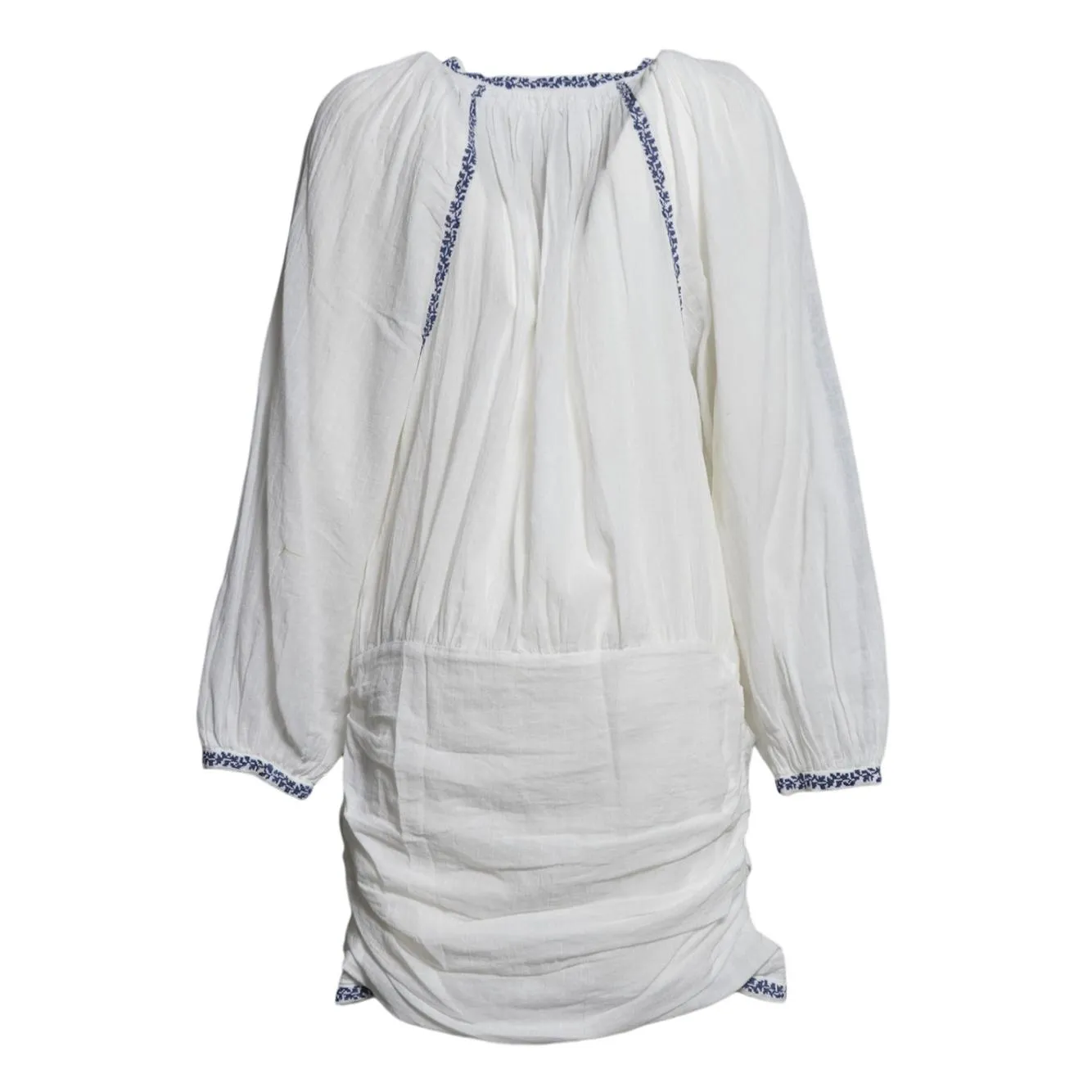 Marant Étoile RO1051FAD1J16E Ludy abito ecrù blu