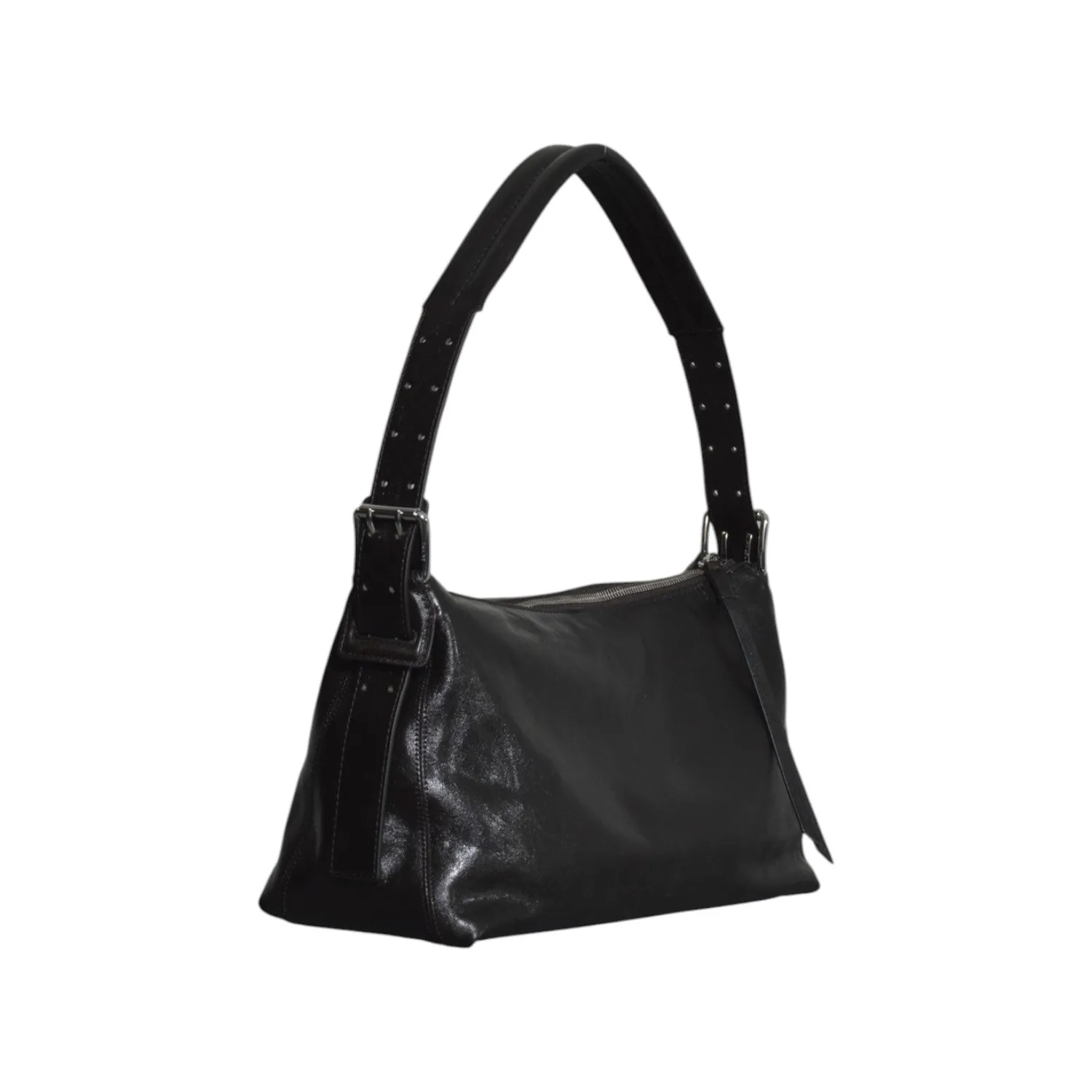 Lemaire BG0167LL0108 baguette borsa a spalla marrone pelle