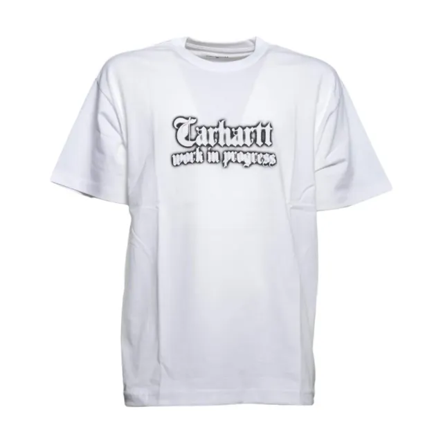 Carhartt Wip I036236 t-shirt World Tour bianco nero