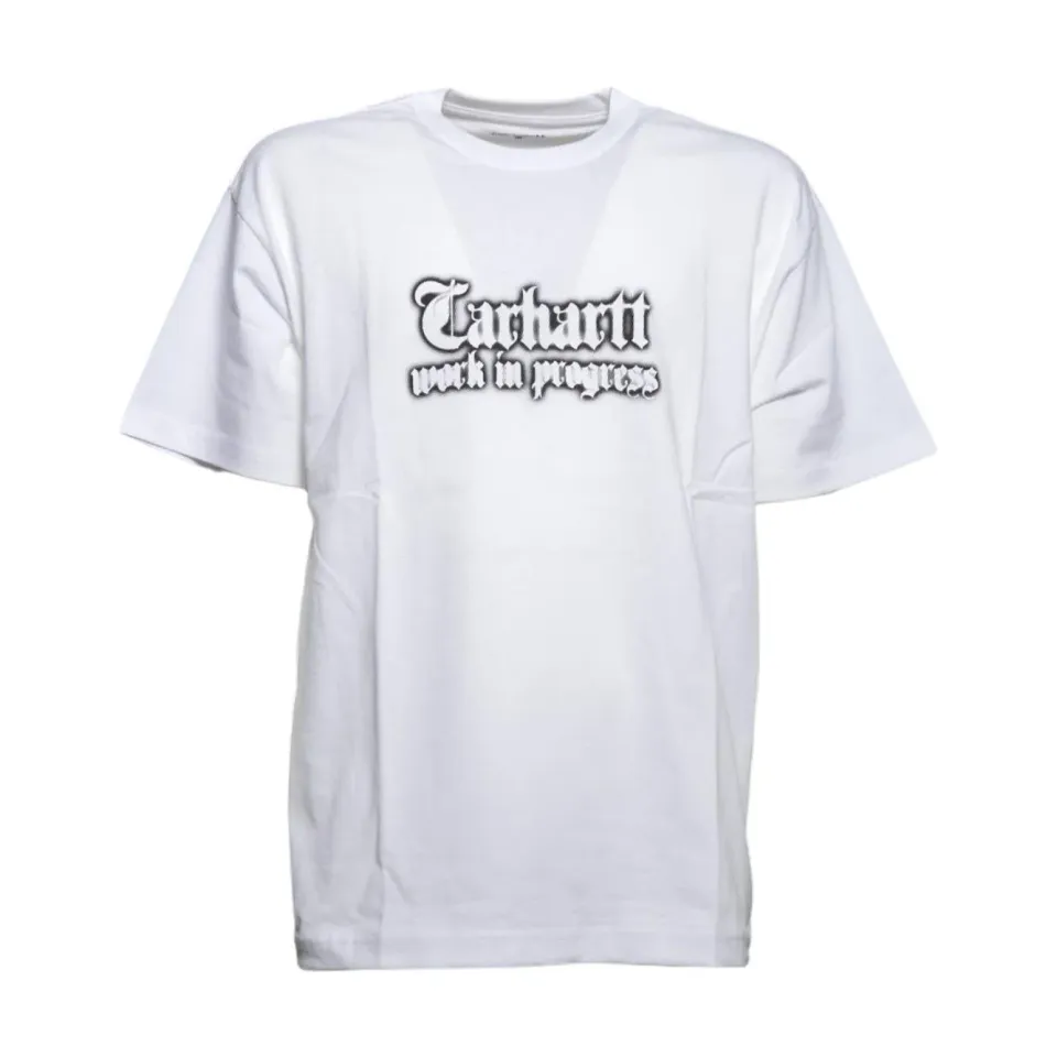 Carhartt Wip I036236 t-shirt World Tour bianco nero